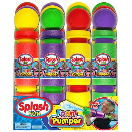 Ja-Ru Ja-Ru Splash Foam Pumper Water Toy Soft Foam/Plastic 1 pk 890